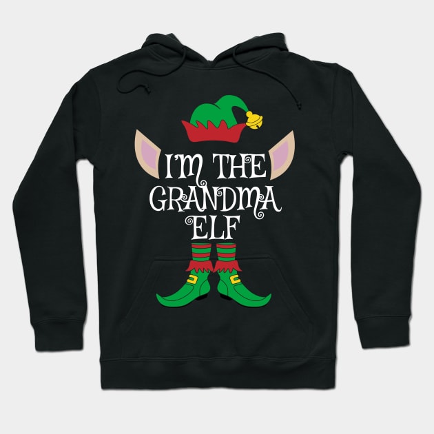 I'm The Grandma Christmas Elf Hoodie by Meteor77